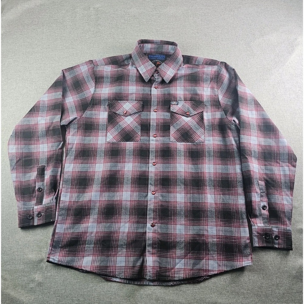 Dixxon Flannel Company J&P Cycles 40th Anniversary Mens Large Snap Button Up